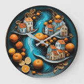 kunstzinnige fruittijd grote klok (Voorkant)