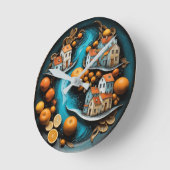 kunstzinnige fruittijd ronde klok (Hoek)