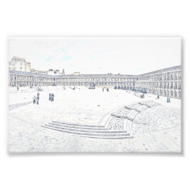 Kunstzinnige Halifax Piece Hall erfgoed landmark Foto Afdruk