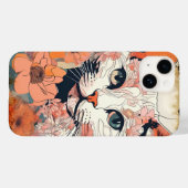 Kunstzinnige Kat Case-Mate iPhone Case (Achterkant (horizontaal))