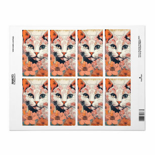 Kunstzinnige Kat Etiket