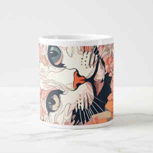 Kunstzinnige Kat Grote Koffiekop