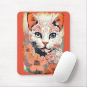 Kunstzinnige Kat Muismat (Met muis)