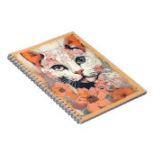 Kunstzinnige Kat Notitieboek (Rechterzijde)