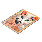 Kunstzinnige Kat Notitieboek (Linkerzijde)