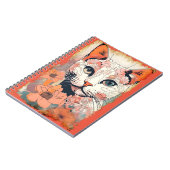 Kunstzinnige Kat Notitieboek (Linkerzijde)