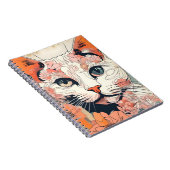 Kunstzinnige Kat Notitieboek (Rechterzijde)