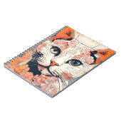 Kunstzinnige Kat Notitieboek (Linkerzijde)
