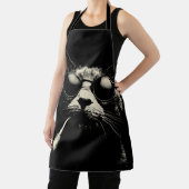 Kunstzinnige Kat - Perfect Geschenk voor Kattenlie Schort (Insitu)