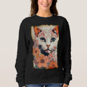 Kunstzinnige Kat Trui (Voorkant)