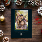 Kunstzinnige Kerstkaart met vredesduif