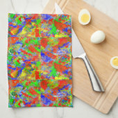 Kunstzinnige keukenhanddoek (Quarter Fold)