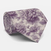 Kunstzinnige Mannen Cadeaus Pioenrozen Stropdas (Opgerold)