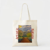 Kunstzinnige natuur canvas tas (Voorkant)