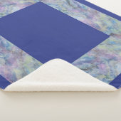 Kunstzinnige rand op uw sherpa deken (3/4)