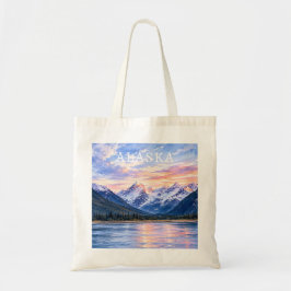 Kunstzinnige reisliefhebbers Alaska Kustlandschap Tote Bag