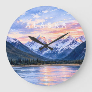 Kunstzinnige reisliefhebbers Alaska Zonsondergang Grote Klok