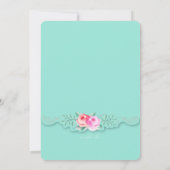 Kunstzinnige Rozen Uitnodiging (Achterkant)