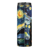 Kunstzinnige schilderij thermische tuimelaar thermosbeker (Achterkant)