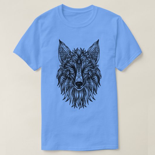 Kunstzinnige stamhoofd t-shirt (Design voorkant)