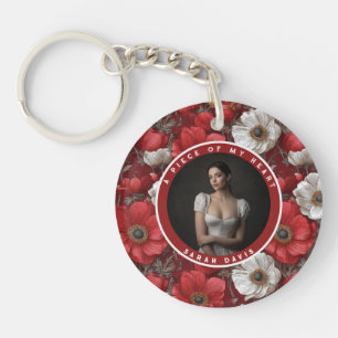 Kunstzinnige Sympathie Cadeaus Bloemige Anemonen Sleutelhanger