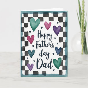Kunstzinnige Vaderdag Liefdekaart Kaart