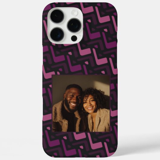 Kunstzinnige vadersdag cadeaus Chevron-afdruk Case-Mate iPhone Case (Achterkant)
