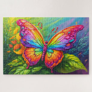 Kunstzinnige Vlindermotief Kunst Legpuzzel