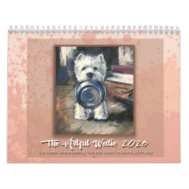 Kunstzinnige Westie-kalender van Deborah Borgo Kalender