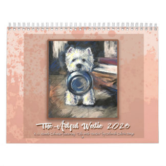 Kunstzinnige Westie-kalender van Deborah Borgo Kalender