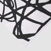 Kunstzwart-wit, groot, kribbel patroontextuur tissuepapier (Detail)