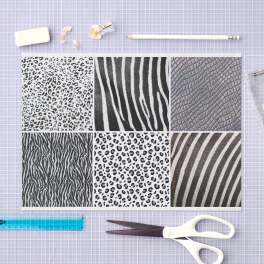 Kunstzwart wit veer Verberg textuur Tissuepapier (Craft)