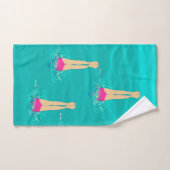 Kunstzwemmers - zwemmen onder water bad handdoek (Handdoek)