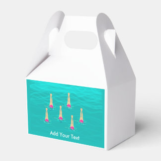 Kunstzwemmers - zwemmen onder water bedankdoosjes