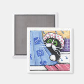 Kunt u de zeep doorgeven? - Kattenmagneet Magneet (Voorkant / Achterkant)