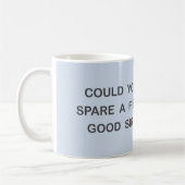 Kunt u een vis sparen, goede meneer? koffiemok (Links)