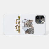 Kunt u geloven dat uw eyes Cute Cat Art Case-Mate iPhone Case (Achterkant (horizontaal))