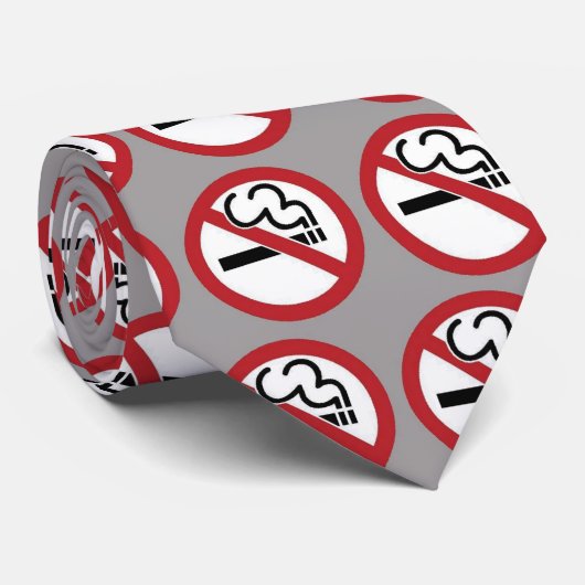 Kunt u het duidelijker maken?  GEEN ROKEN! Stropdas (Opgerold)