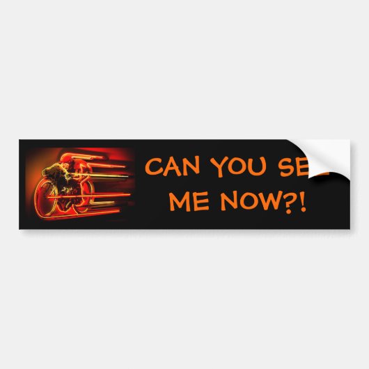 KUNT U ME NU ZIEN?! BUMPERSTICKER (Voorkant)