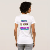 KUNT U ME ZIEN? T-SHIRT (Achterkant volledig)