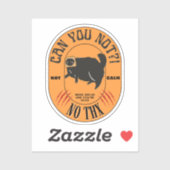 Kunt u niet sticker (Vel)