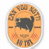 Kunt u niet sticker (Voorkant)