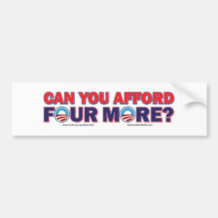 Kunt u zich nog vier keer verder richten? bumpersticker