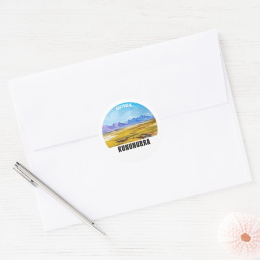 Kununurra - Australië Ronde Sticker (Envelop)