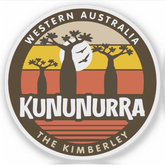 Kununurra, Western Australië Sticker (Voorkant)