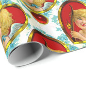 KUPID, ARROUW EN VALENTIJNSDAG CADEAUPAPIER (Rol Hoek)