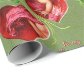 KUPID, ARROUW EN VALENTIJNSDAG CADEAUPAPIER (Rol Hoek)