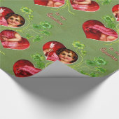  KUPID, ARROUW EN VALENTIJNSDAG CADEAUPAPIER (Hoek)