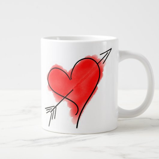 KUPID IS 20 0z. Jumbo Mok (Rechts)