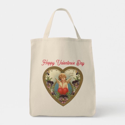 kupiet in de Canvas tas van het hart (Achterkant)